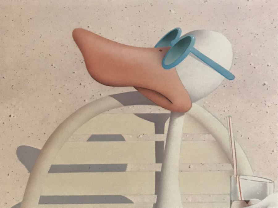 Sitting Ducks Bedard Lithograph 1992