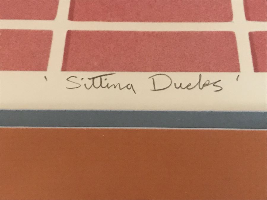 Sitting Ducks Bedard Lithograph 1992