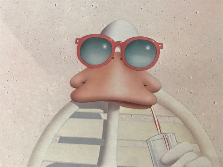 Sitting Ducks Bedard Lithograph 1992