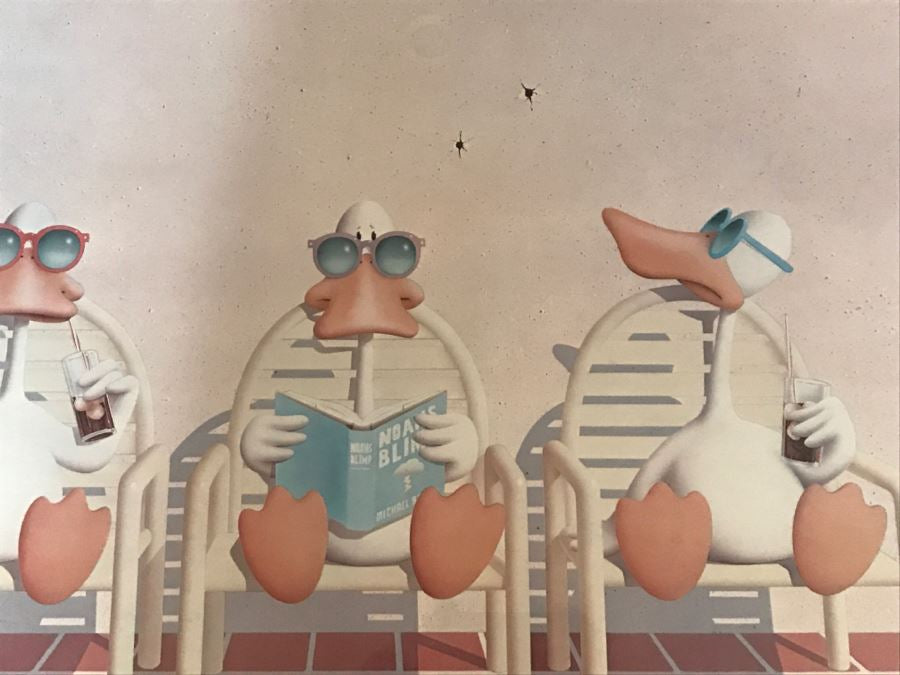 Sitting Ducks Bedard Lithograph 1992