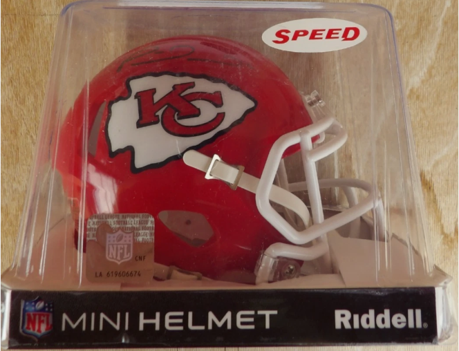 Patrick Mahomes Signed Mini Helmet
