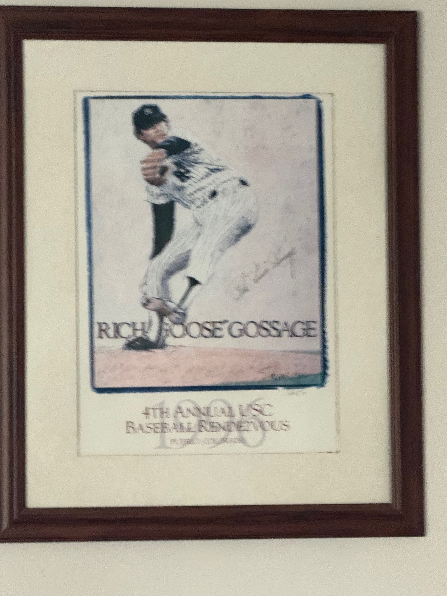 GOOSE Gossage Signed Poster
