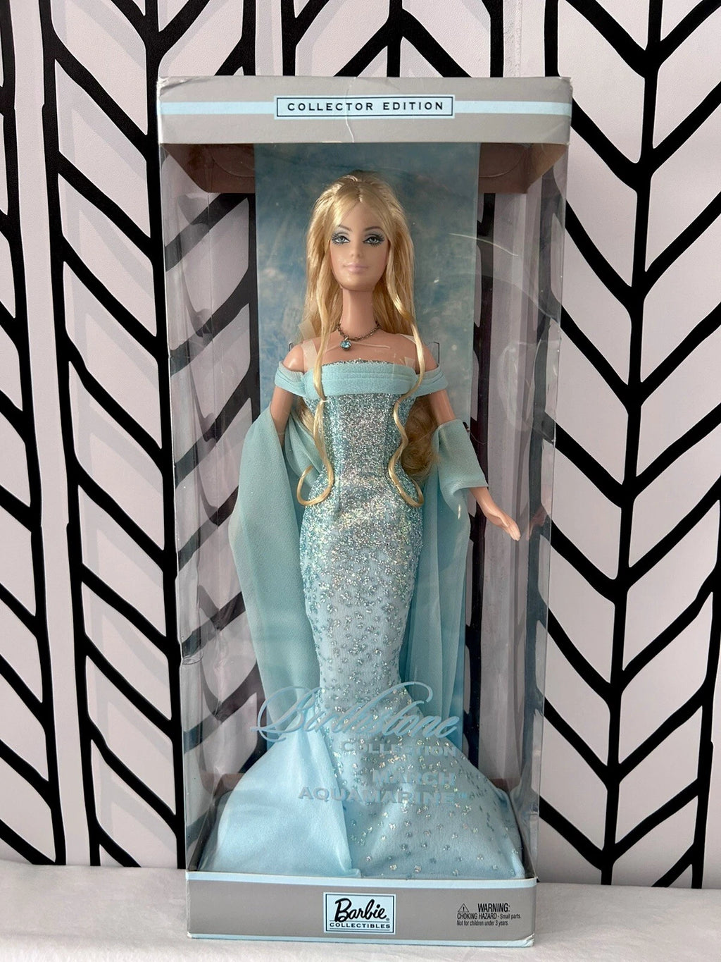 Birthstone Barbie Aquamarine Collector Addition 2002