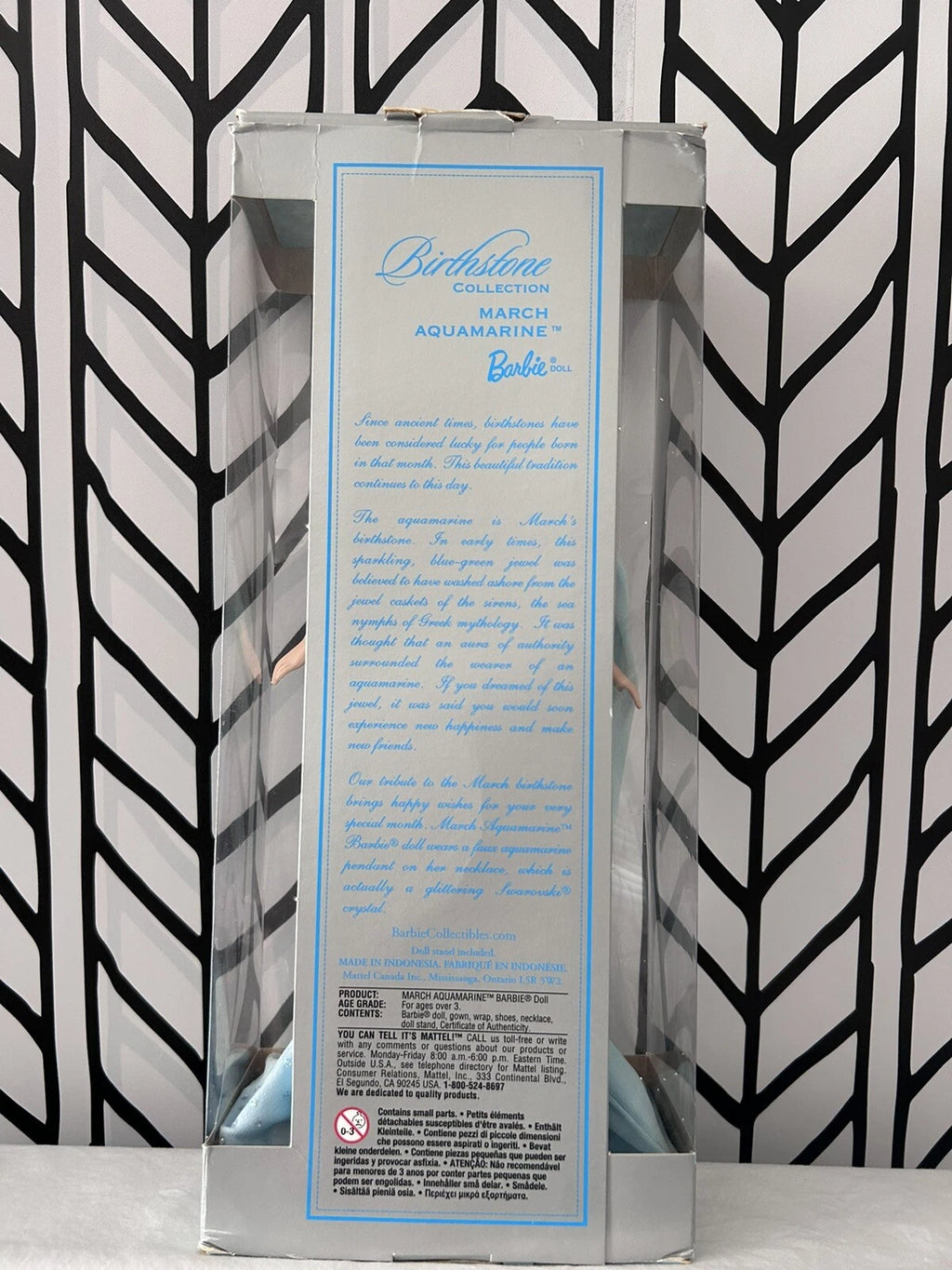 Birthstone Barbie Aquamarine Collector Addition 2002