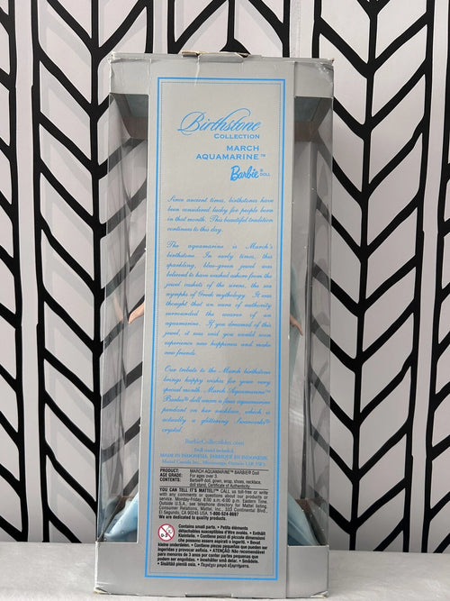 Birthstone Barbie Aquamarine Collector Addition 2002